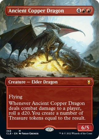Image for Ancient Copper Dragon (Borderless) (368) [Commander Legends: Battle for Baldur's Gate] - Magic: The Gathering