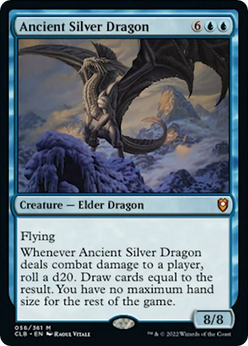 Image for Ancient Silver Dragon (56) (Foil) [Commander Legends: Battle for Baldur's Gate] - Magic: The Gathering