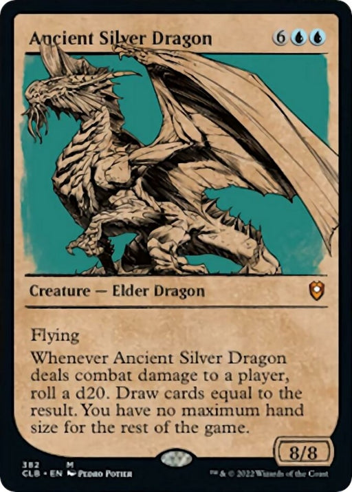 Image for Ancient Silver Dragon (Showcase) (382) (Foil) [Commander Legends: Battle for Baldur's Gate] - Magic: The Gathering