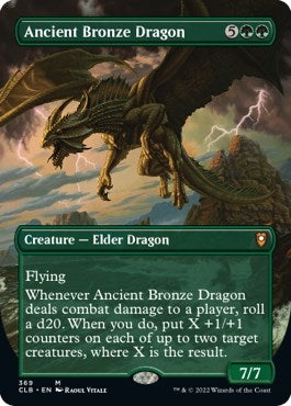 Image for Ancient Bronze Dragon (Borderless) (369) (Foil) [Commander Legends: Battle for Baldur's Gate] - Magic: The Gathering