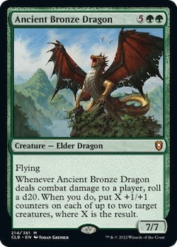 Image for Ancient Bronze Dragon (214) (Foil) [Commander Legends: Battle for Baldur's Gate] - Magic: The Gathering