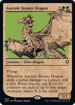 Image for Ancient Bronze Dragon (Showcase) (406) [Commander Legends: Battle for Baldur's Gate] - Magic: The Gathering