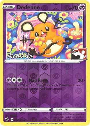 Dedenne (078/189) (Thank You Promo) [Sword & Shield: Darkness Ablaze]