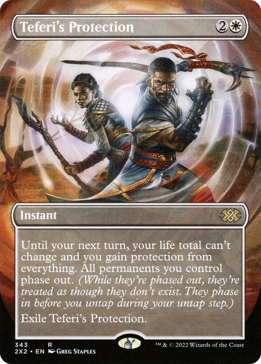Image for Teferi's Protection (Borderless) (343) [Double Masters 2022] - Magic: The Gathering