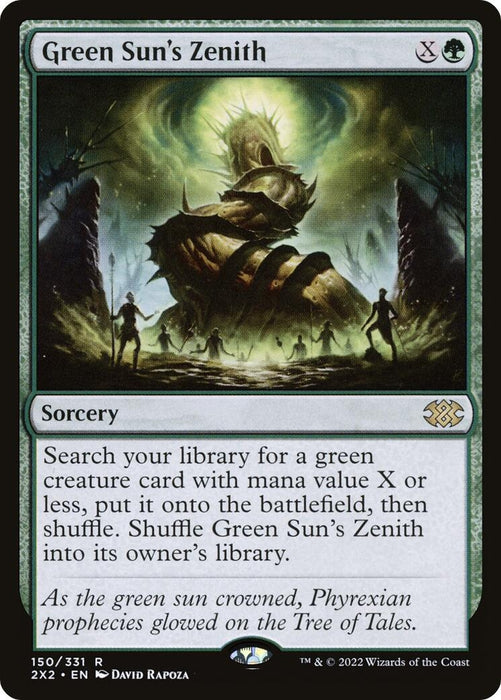 Image for Green Sun's Zenith (150) [Double Masters 2022] - Magic: The Gathering