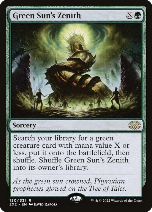 Image for Green Sun's Zenith (150) (Foil) [Double Masters 2022] - Magic: The Gathering