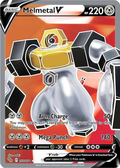 Image for Melmetal V (Full Art) (075/078) (Holofoil) [Pokemon GO] - Pokemon