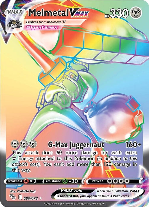 Image for Melmetal VMAX (Secret) (080/078) (Holofoil) [Pokemon GO] - Pokemon