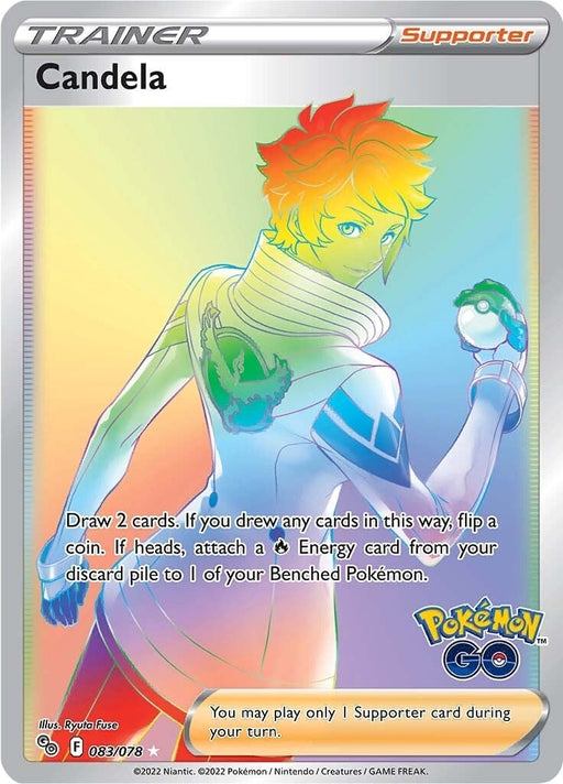 Image for Candela (Secret) (083/078) (Holofoil) [Pokemon GO] - Pokemon