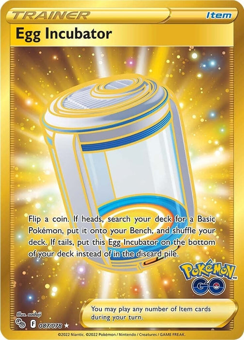 Image for Egg Incubator (Secret) (087/078) (Holofoil) [Pokemon GO] - Pokemon