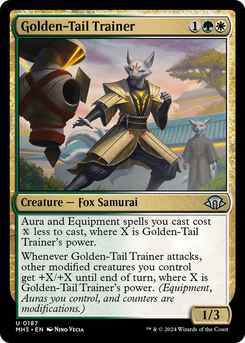 Golden-Tail Trainer [MH3-187] - Modern Horizons 3