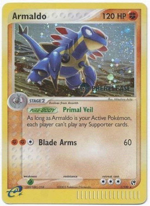 Image for Armaldo - 1/100 (Prerelease) (001/100) (Holofoil) [Miscellaneous Cards & Products] - Pokemon