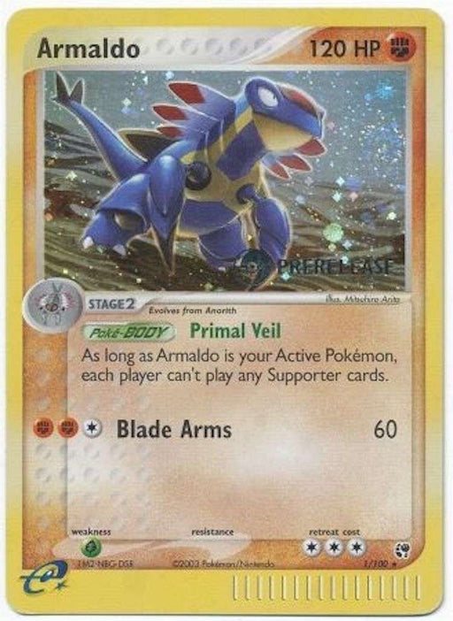 Image for Armaldo - 1/100 (Prerelease) (001/100) (Holofoil) [Miscellaneous Cards & Products] - Pokemon