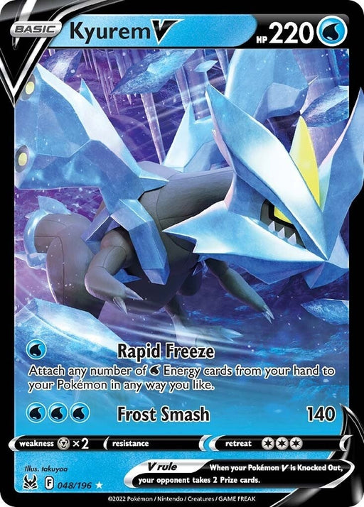 Image for Kyurem V (048/196) (Holofoil) [SWSH11: Lost Origin] - Pokemon