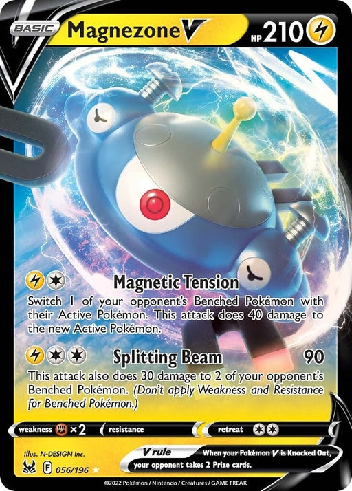 Image for Magnezone V (056/196) (Holofoil) [SWSH11: Lost Origin] - Pokemon