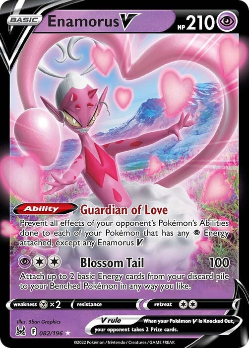 Image for Enamorus V (082/196) (Holofoil) [SWSH11: Lost Origin] - Pokemon