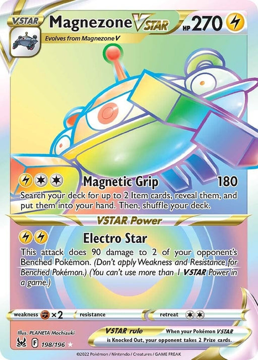 Image for Magnezone VSTAR (Secret) (198/196) (Holofoil) [SWSH11: Lost Origin] - Pokemon