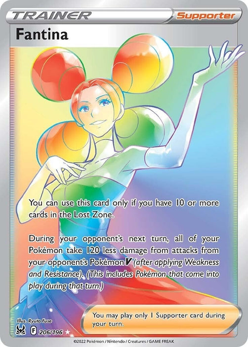 Image for Fantina (Secret) (206/196) (Holofoil) [SWSH11: Lost Origin] - Pokemon