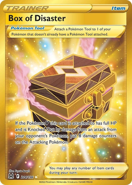 Image for Box of Disaster (Secret) (214/196) (Holofoil) [SWSH11: Lost Origin] - Pokemon