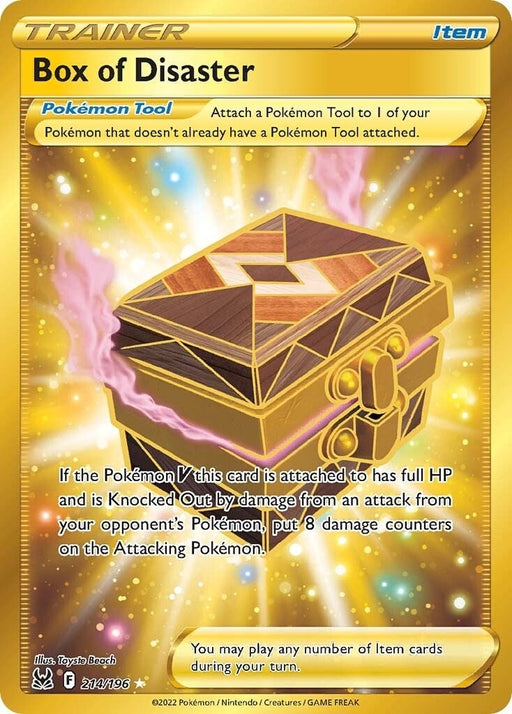 Image for Box of Disaster (Secret) (214/196) (Holofoil) [SWSH11: Lost Origin] - Pokemon
