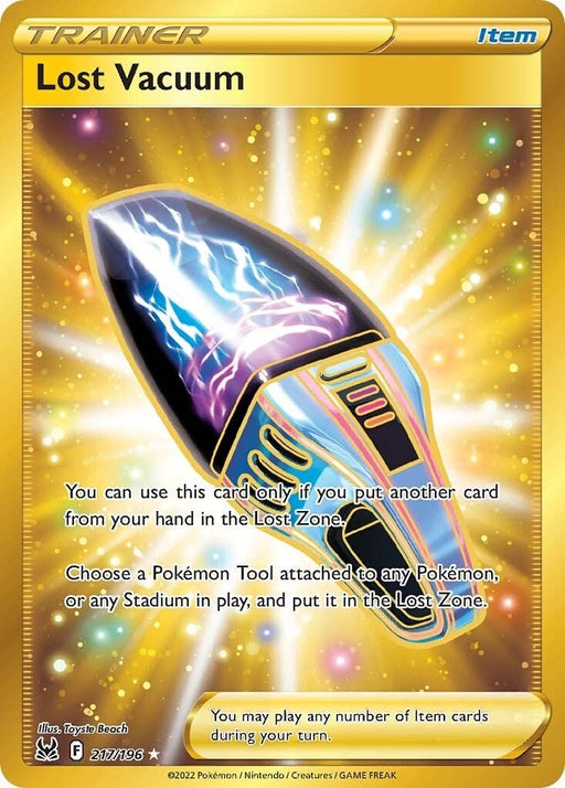 Image for Lost Vacuum (Secret) (217/196) (Holofoil) [SWSH11: Lost Origin] - Pokemon