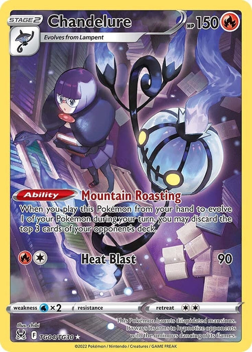 Image for Chandelure (TG04/TG30) (Holofoil) [SWSH11: Lost Origin Trainer Gallery] - Pokemon