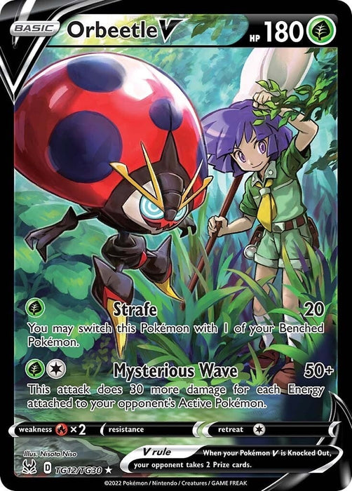 Image for Orbeetle V (TG12/TG30) (Holofoil) [SWSH11: Lost Origin Trainer Gallery] - Pokemon