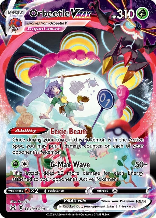Image for Orbeetle VMAX (TG13/TG30) (Holofoil) [SWSH11: Lost Origin Trainer Gallery] - Pokemon