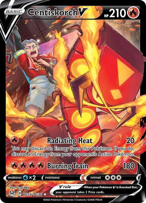 Image for Centiskorch V (TG14/TG30) (Holofoil) [SWSH11: Lost Origin Trainer Gallery] - Pokemon