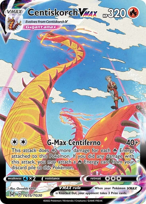 Image for Centiskorch VMAX (TG15/TG30) (Holofoil) [SWSH11: Lost Origin Trainer Gallery] - Pokemon