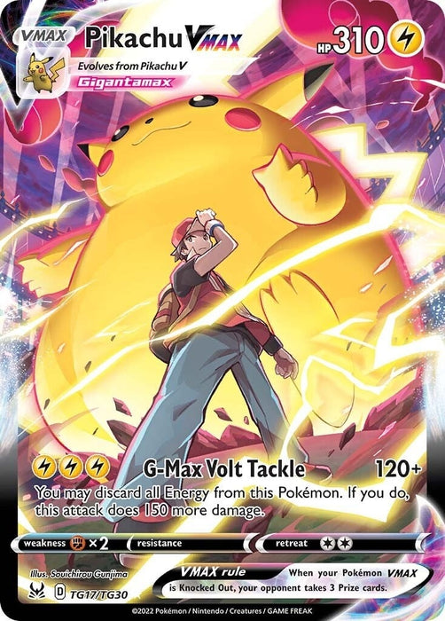 Image for Pikachu VMAX (TG17/TG30) (Holofoil) [SWSH11: Lost Origin Trainer Gallery] - Pokemon
