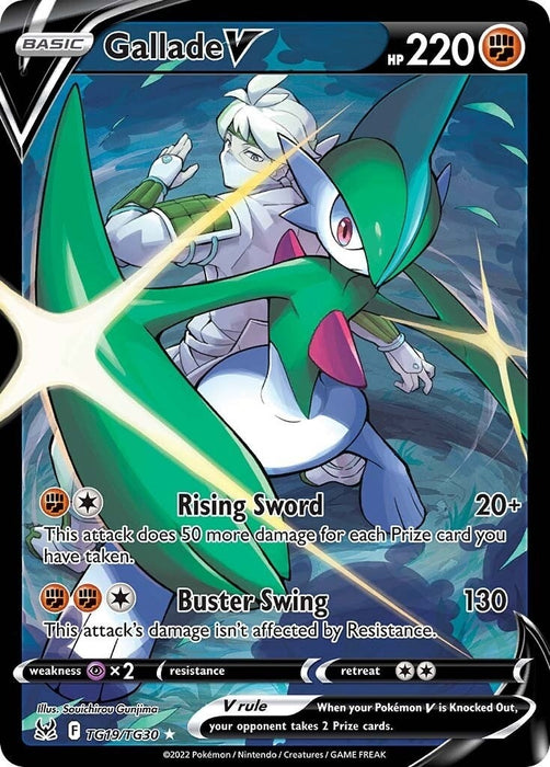 Image for Gallade V (TG19/TG30) (Holofoil) [SWSH11: Lost Origin Trainer Gallery] - Pokemon