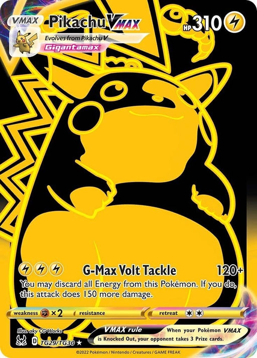 Image for Pikachu VMAX (Secret) (TG29/TG30) (Holofoil) [SWSH11: Lost Origin Trainer Gallery] - Pokemon