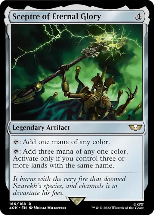Image for Sceptre of Eternal Glory (166) [Universes Beyond: Warhammer 40,000] - Magic: The Gathering