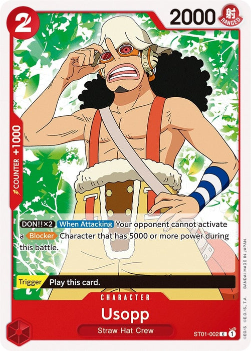 Usopp [ST01-002] (Starter Deck 1: Straw Hat Crew)