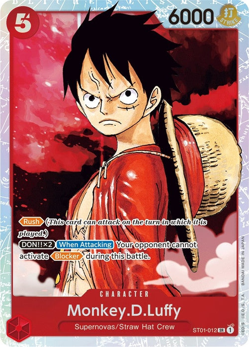 Monkey.D.Luffy (012) [ST01-012] (Starter Deck 1: Straw Hat Crew)