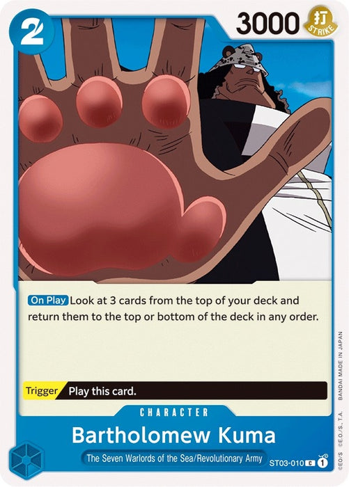 Bartholomew Kuma [ST03-010] (Starter Deck 3: The Seven Warlords of The Sea)