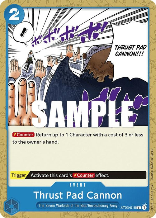 Image for Thrust Pad Cannon (ST03-016) [Starter Deck 3: The Seven Warlords of The Sea] - One Piece Card Game