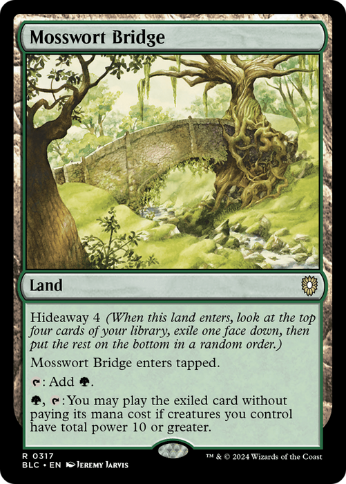 Mosswort Bridge [BLC-317] - Bloomburrow Commander