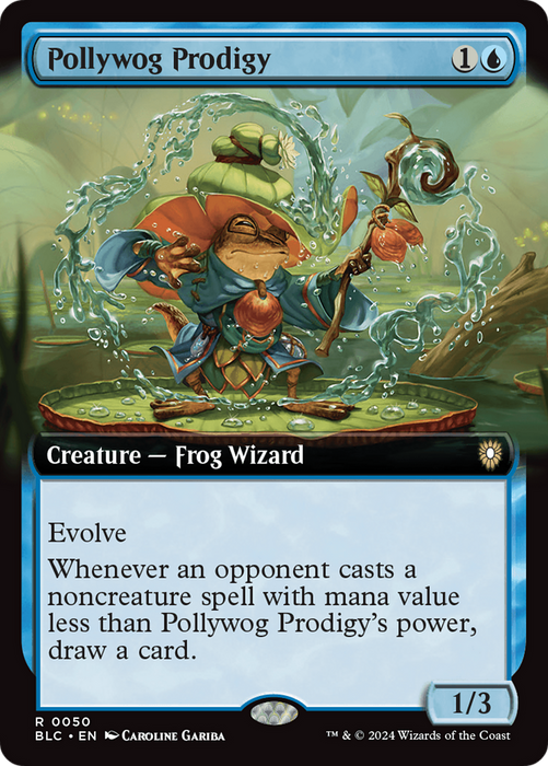 Pollywog Prodigy [BLC-050] Foil - Bloomburrow Commander