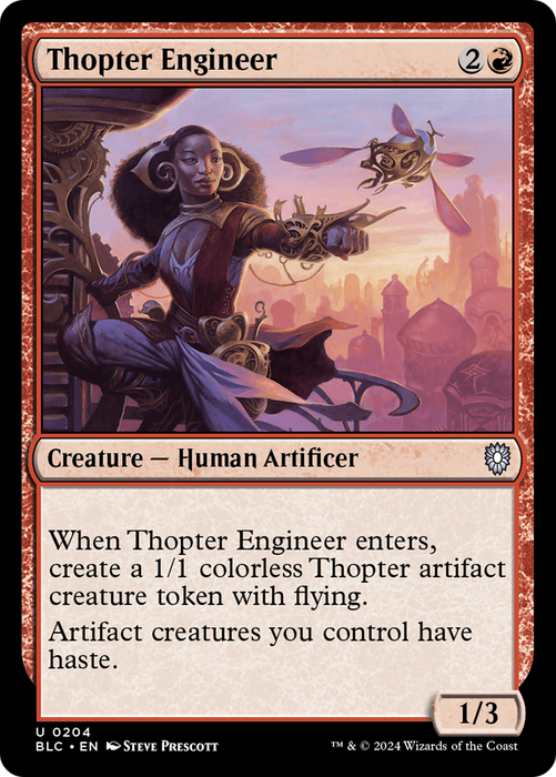 Thopter Engineer [BLC-204] - Bloomburrow Commander