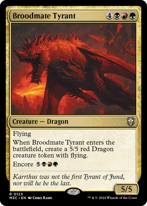 Broodmate Tyrant [M3C-123] - Modern Horizons 3 Commander