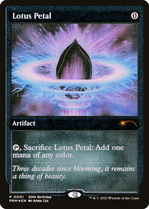 Lotus Petal [P30M-002] Etched Foil - 30th Anniversary Misc Promos