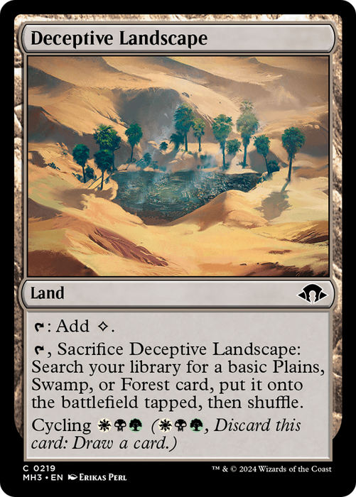 Deceptive Landscape [MH3-219] Foil - Modern Horizons 3