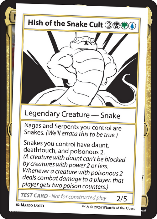 Hish of the Snake Cult [MB2-999-HOTSK] - Mystery Booster 2