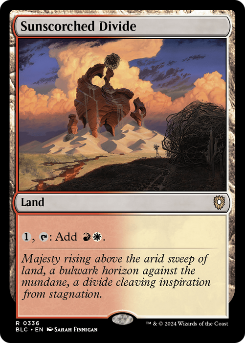 Sunscorched Divide [BLC-336] - Bloomburrow Commander