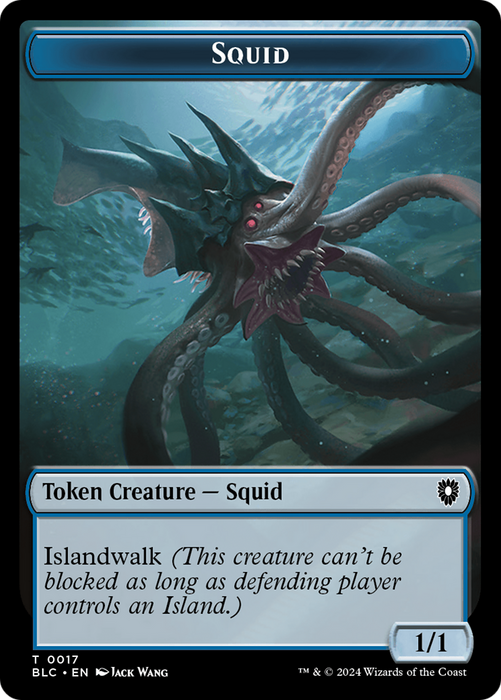 Squid [TBLC-017] - Bloomburrow Commander Tokens