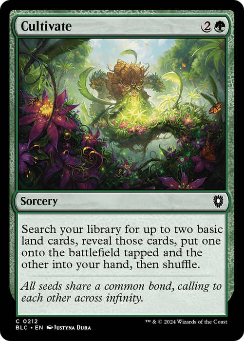 Cultivate [BLC-212] - Bloomburrow Commander