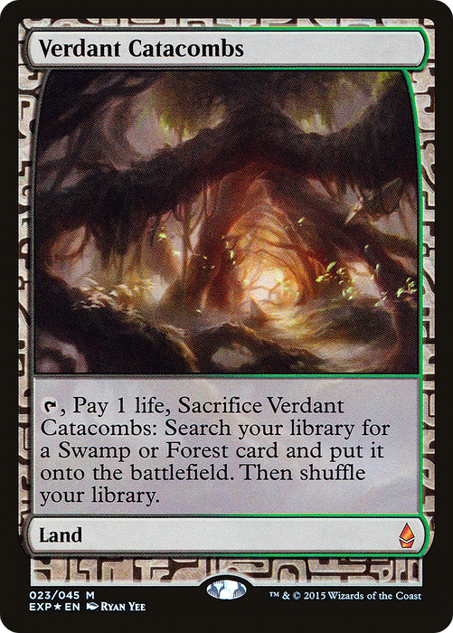 Verdant Catacombs [EXP-023] Foil - Zendikar Expeditions