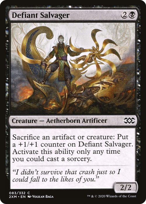 Defiant Salvager [2XM-083] Foil - Double Masters